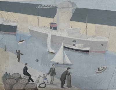 Doris Hatt (1890-1969)A French Port, c. 1930s