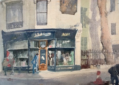 Percy Hague Jowett (1882-1955)The Old Curiosity Shop, Clerkenwell, 1920's