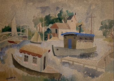 William Crosbie (1915-1999)An English River, 1944