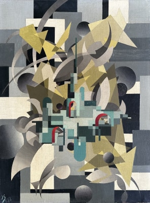 Jan Schreuder (1904-1964)Untitled Composition , 1952