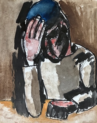 Josef Herman (1911-2000)Miner, c. 1960s