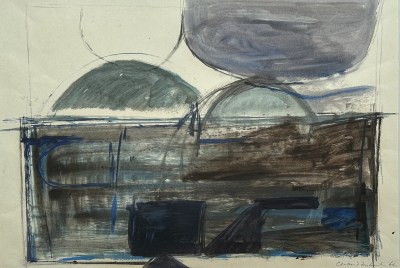 Clifford Fishwick (1923-1997)Composition (Lundy Island Series), 1966