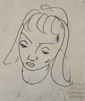 Edward Wolfe, Girl's Head, c. 1950s