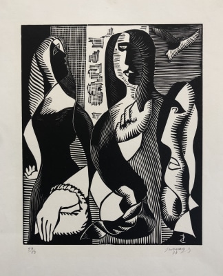 Léopold Survage (1879-1968)Femmes cubistes, 1933