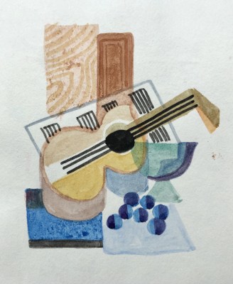 Pierre-Henri Boussard, Still Life with Guitar
