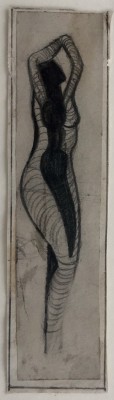 Cuthbert Hamilton (1885-1959)Nude with Arms Raised, c. 1915