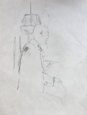 Walter Sickert, Rupert Lee Playing Bach, 1923
