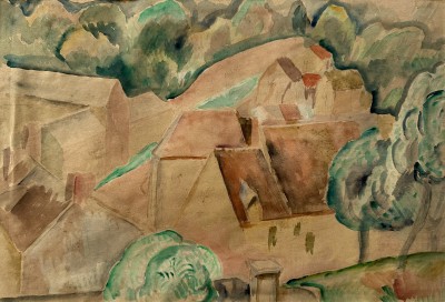 Roger Fry (1866-1934)Farmhouse, South of France, c. 1915