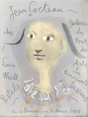 Jean Cocteau (1889-1963)Jean Cocteau chez Lucie Weill, 1955