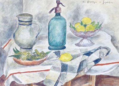 André Dunoyer de Segonzac (1884-1974)Le siphon bleu, c. 1930s