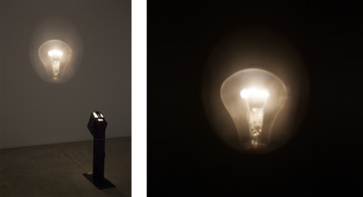 julio le parc, lampe pulsante projetée, 1966