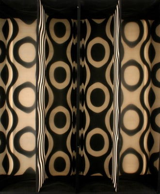 julio le parc, cercles virtuels 9, 1965