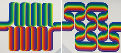 julio le parc, thèmes de la “longue marche”, 1974