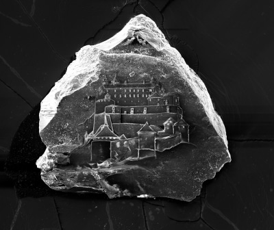 vik muniz, sandcastle #03, 2014