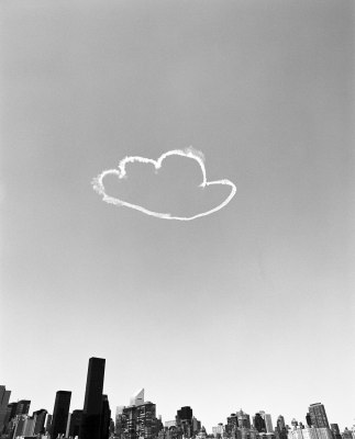 vik muniz, cloud manhattan, 2002