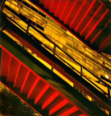 cássio vasconcellos, Viaduto Santa Ifigênia #3, da série Noturnos São Paulo, 2002