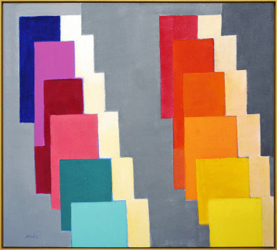 heinz mack, Chromatische Konstellation, 2005