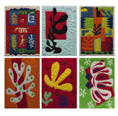 vik muniz, Metachrome: Cut-outs after Henri Matisse Portfolio, 2017