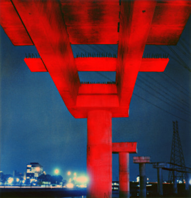 cássio vasconcellos, Marginal do Pinheiros #33, da série Noturnos São Paulo, 2000