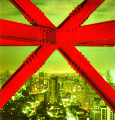 cássio vasconcellos, Torre TV Bandeirantes #1, da série Noturnos São Paulo, 2002