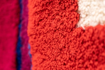 sheila hicks, prayer rug (detalhe), 1970s