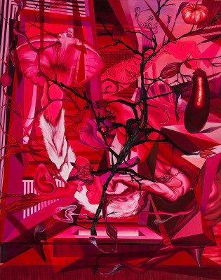 rodolpho parigi, Magenta Mushroom, 2010