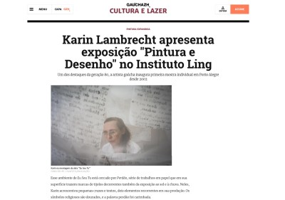 karin lambrecht apresenta exposição pintura e desenho no instituto ling