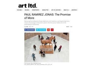 paul ramirez jonas: the promise of more