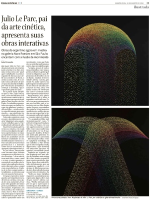 Julio Le Parc, pai da arte cinética, apresenta suas obras interativas