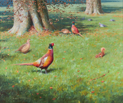 Rodger McPhail , Autumn Pheasants