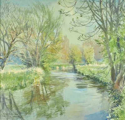 Tim Scott Bolton, River Wylye, Norton Bavant