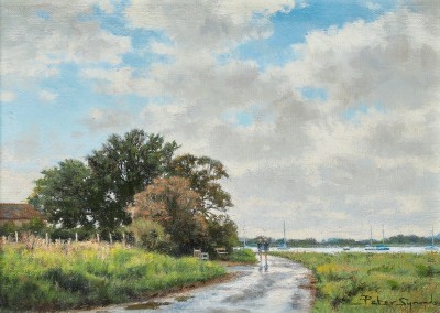 Peter Symonds , The Wet Road, Bosham