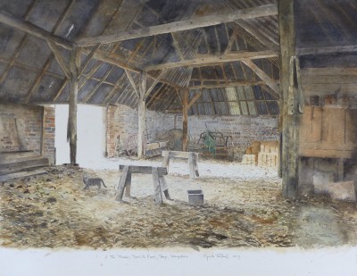 Gordon Rushmer , The Mouser, The Black Barn interior, Dunhill Farm, Steep