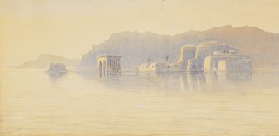 Frederick William Sturge , Philae: Temples at dawn