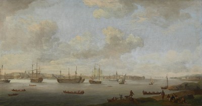 Charles Brooking , A view of Portsmouth Harbour