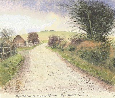Gordon Rushmer, Itford Hill from Southease