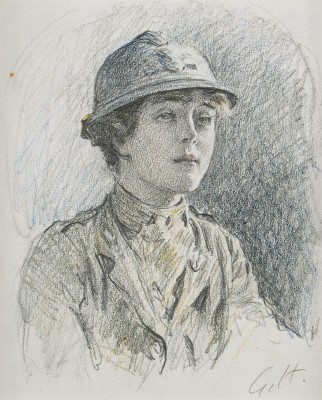 Gilbert Joseph Holiday , Sadie Bonnell, of the First Aid Nursing Yeomanry, July 1918