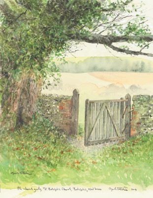 Gordon Rushmer , The church gate, St. Botolph's