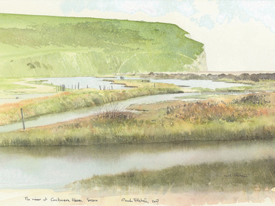 Gordon Rushmer, The River at Cuckmere Haven