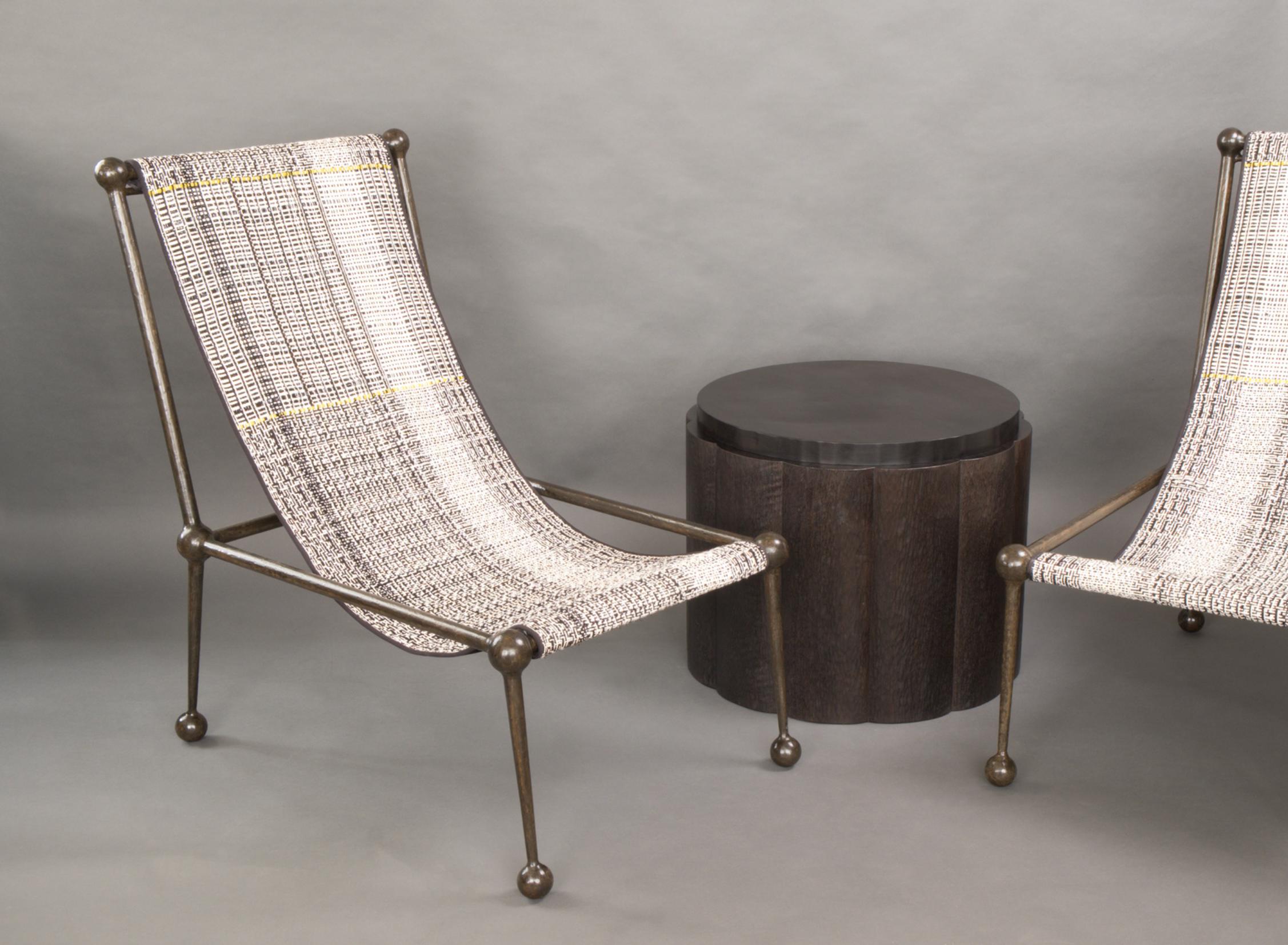 Woven shop sling chair