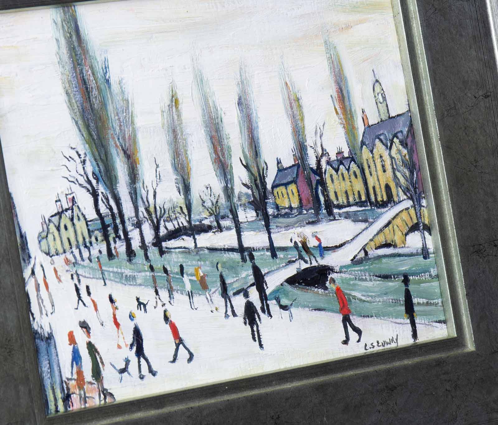 Bourton on the Water Cotswold after L.S.Lowry