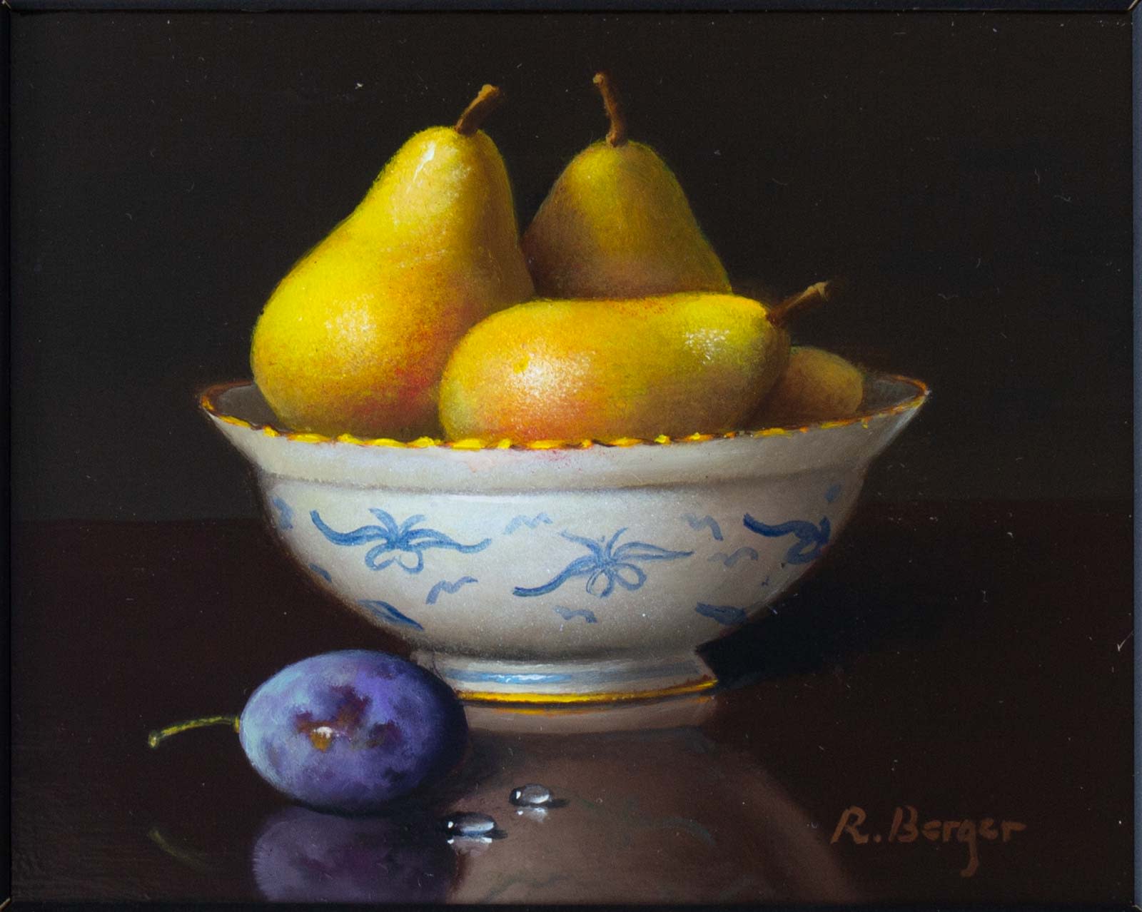 Pears In China Bowl
