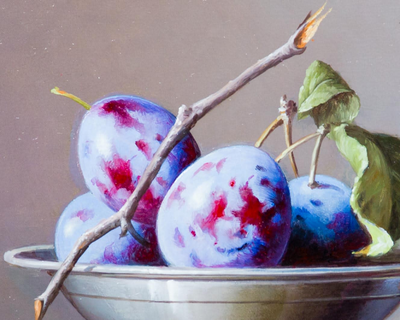 Purple Pershore Plums