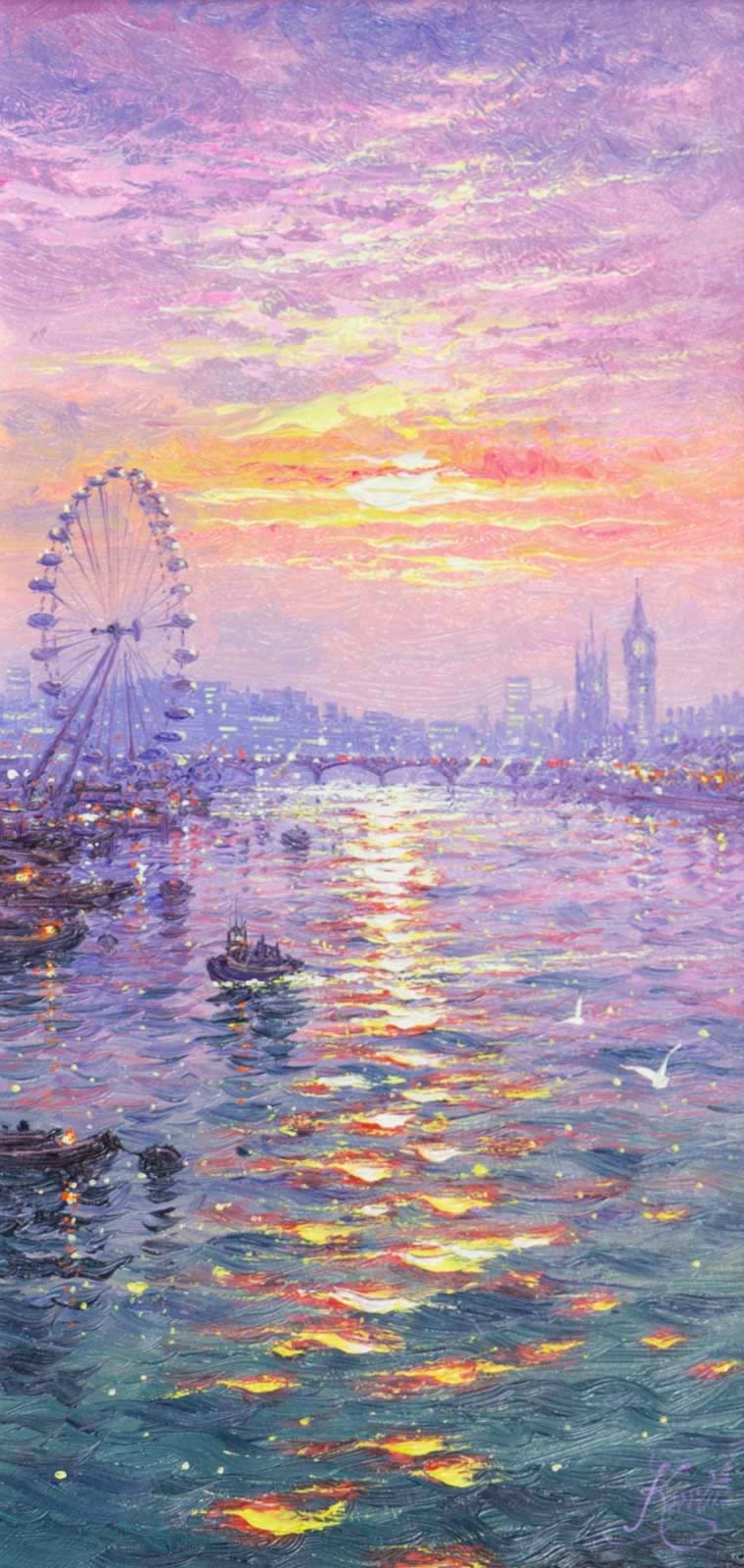 Evening Glow, London Eye