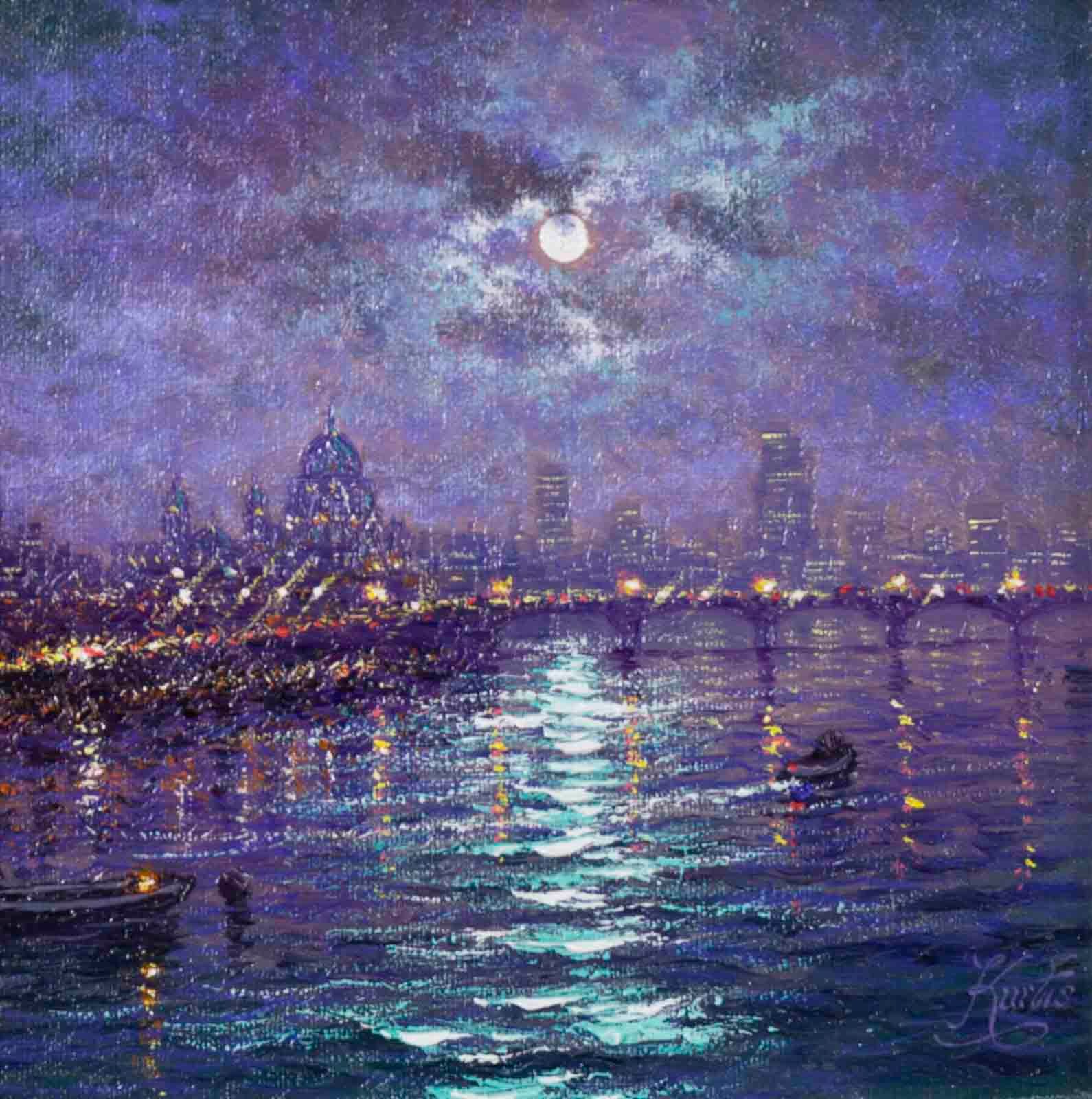 The Thames by Moonlight