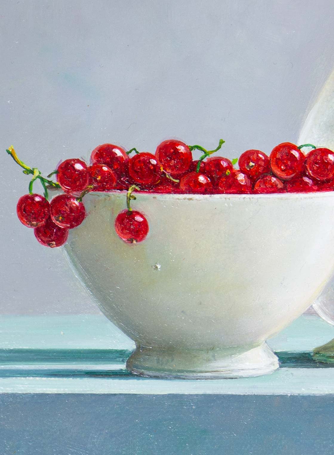 Redcurrants With Vase