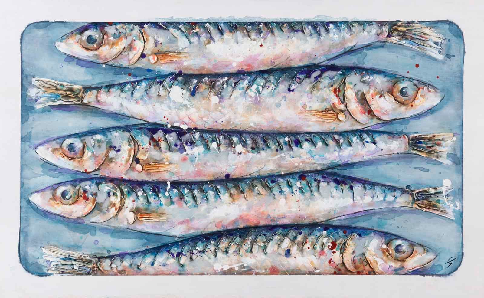 Five Tinned Sardines