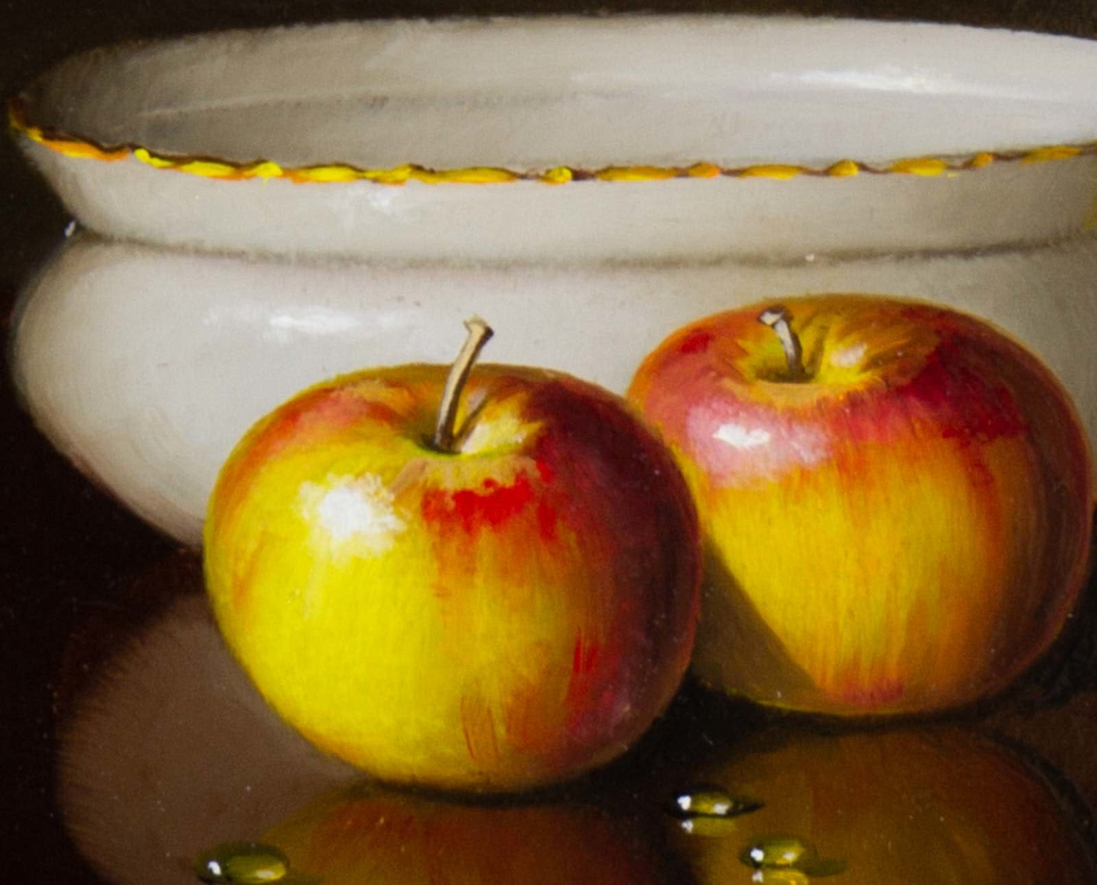Apples with Bowl