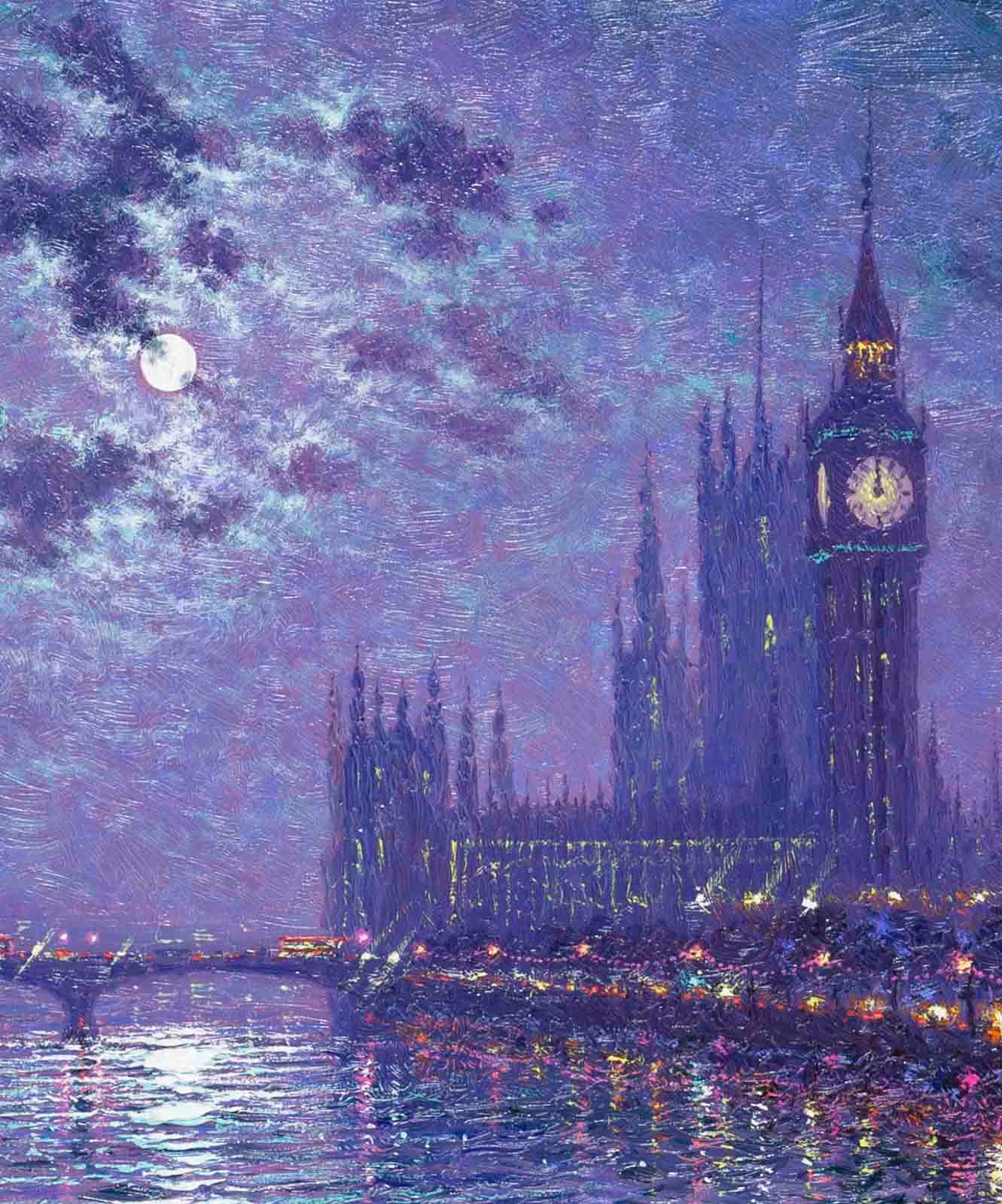 Westminster Chimes at Midnight, London