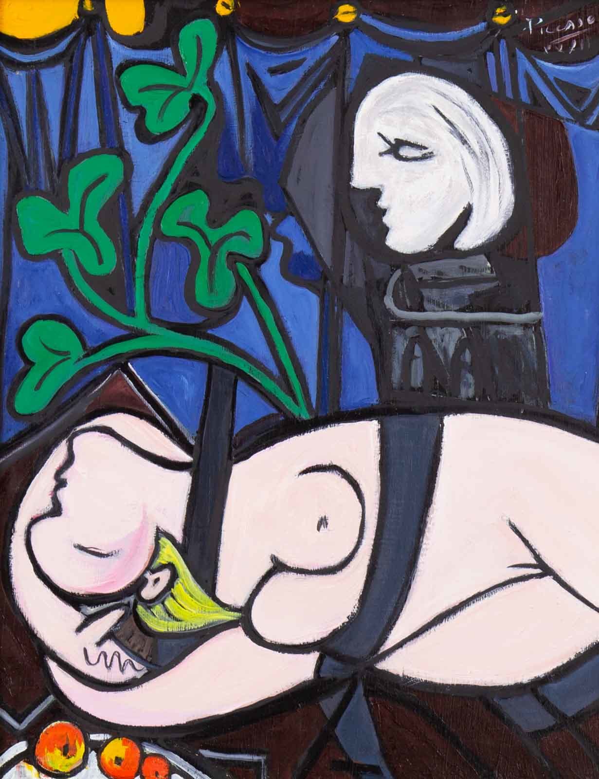 Green Leaves after Picasso